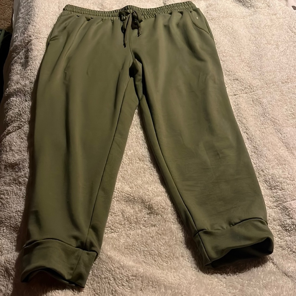 Green Jogger pants